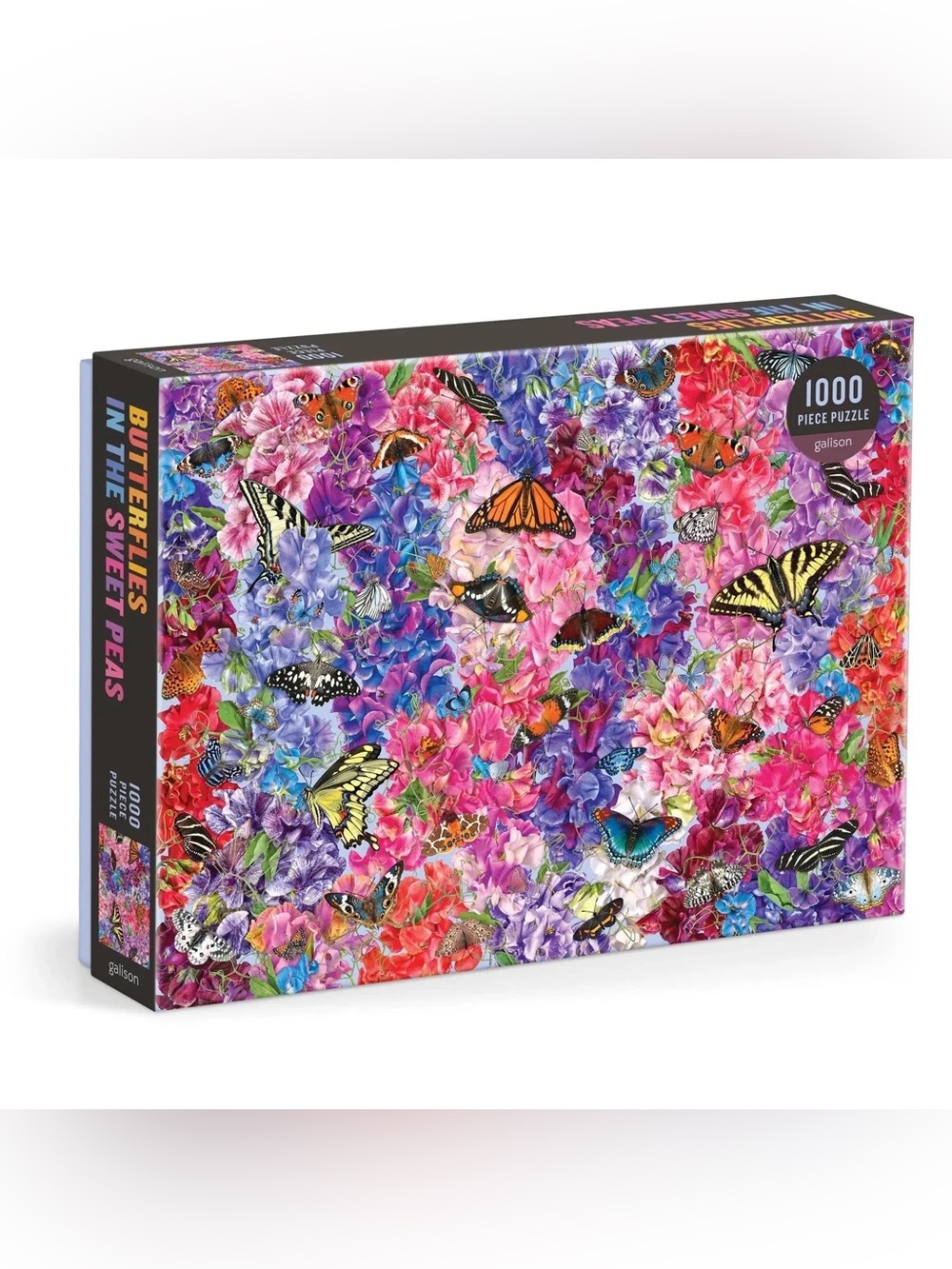 Puzzle Butterflies in the Sweet Peas Galison 1000 Pieces